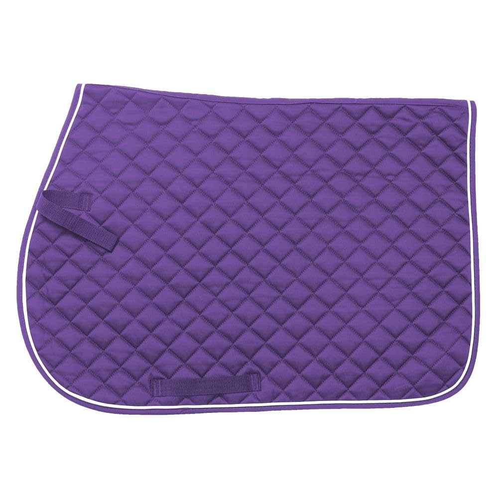 Tough 1 EquiRoyal Square Quilted Cotton Comfort English Saddle Pad
