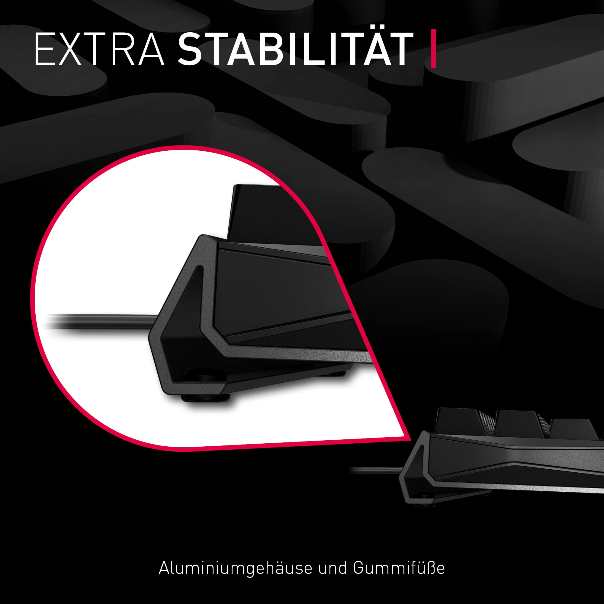 CHERRY MX Board 3.0 S, Mechanische Gaming-Tastatur mit Kabel, Deutsches Layout (QWERTZ), Aluminium-Gehäuse, RGB-Beleuchtung, MX Silent RED Switches, Schwarz