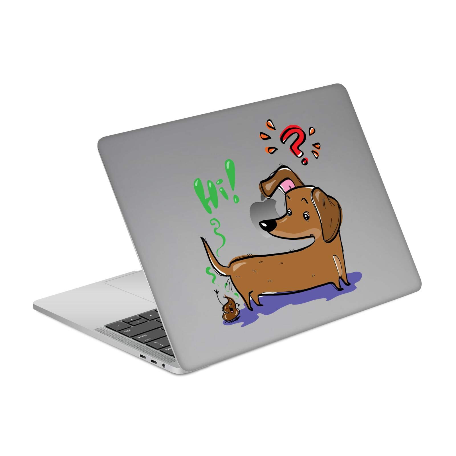 Autocollant vinyle teckel MacBook Pro 13.3 A1708 protège des rayures style