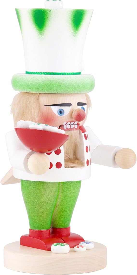 Steinbach Wooden Troll Nutcracker Collection, Candymaker Holding Candy, Multicolored, 11.8