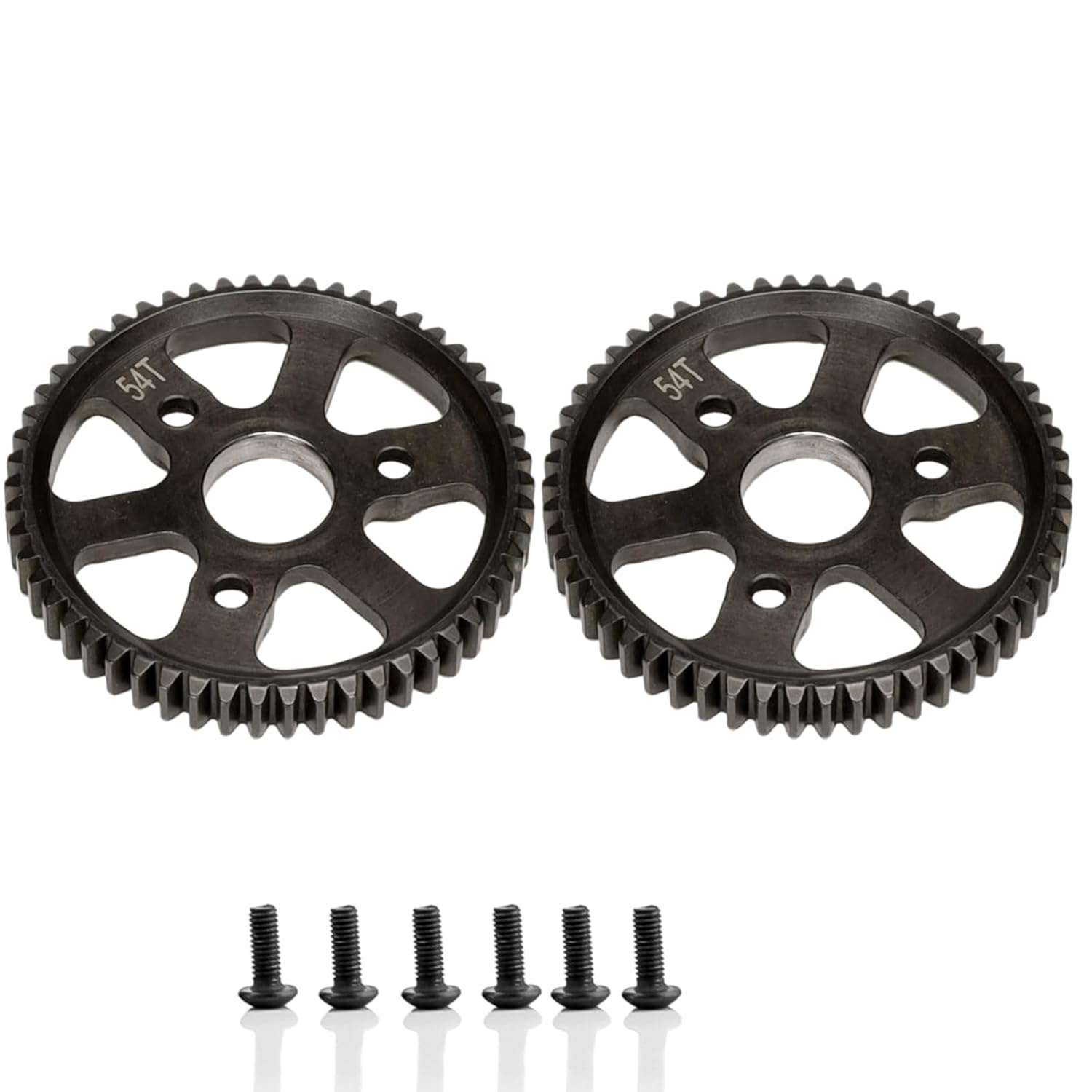 2pcs Hardened Steel 54T Spur Main Gear for Traxxas 1/10