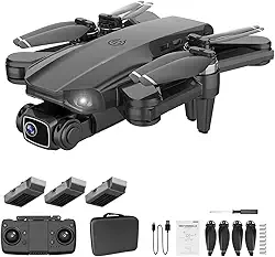 L900 Pro Gps 4K Profissional 5G Wifi Fpv Drone Brushless Motor Quadcopter Alta Definição Câmera Dupla 1,2 Km Longa Distância (2 Baterias, Bolsa de Armazenamento