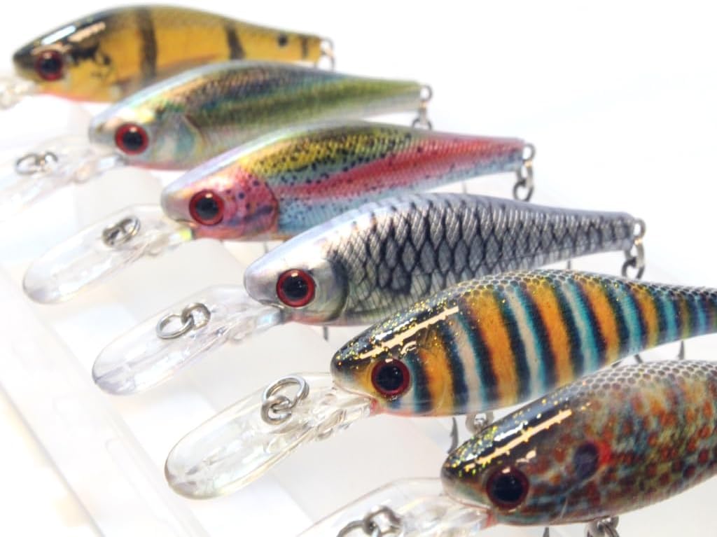 Minnow Crankbait for Bass Fishing Bass Lure Jerkbait Fishing Lures and Tackle Box