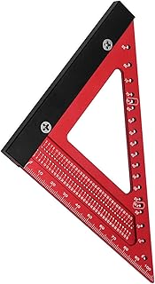 Woodworking Rafter Square, Square Angle Tool Carpentry Squares Aluminum Alloy High Accuracy Portable Rafter Square for Carpenter