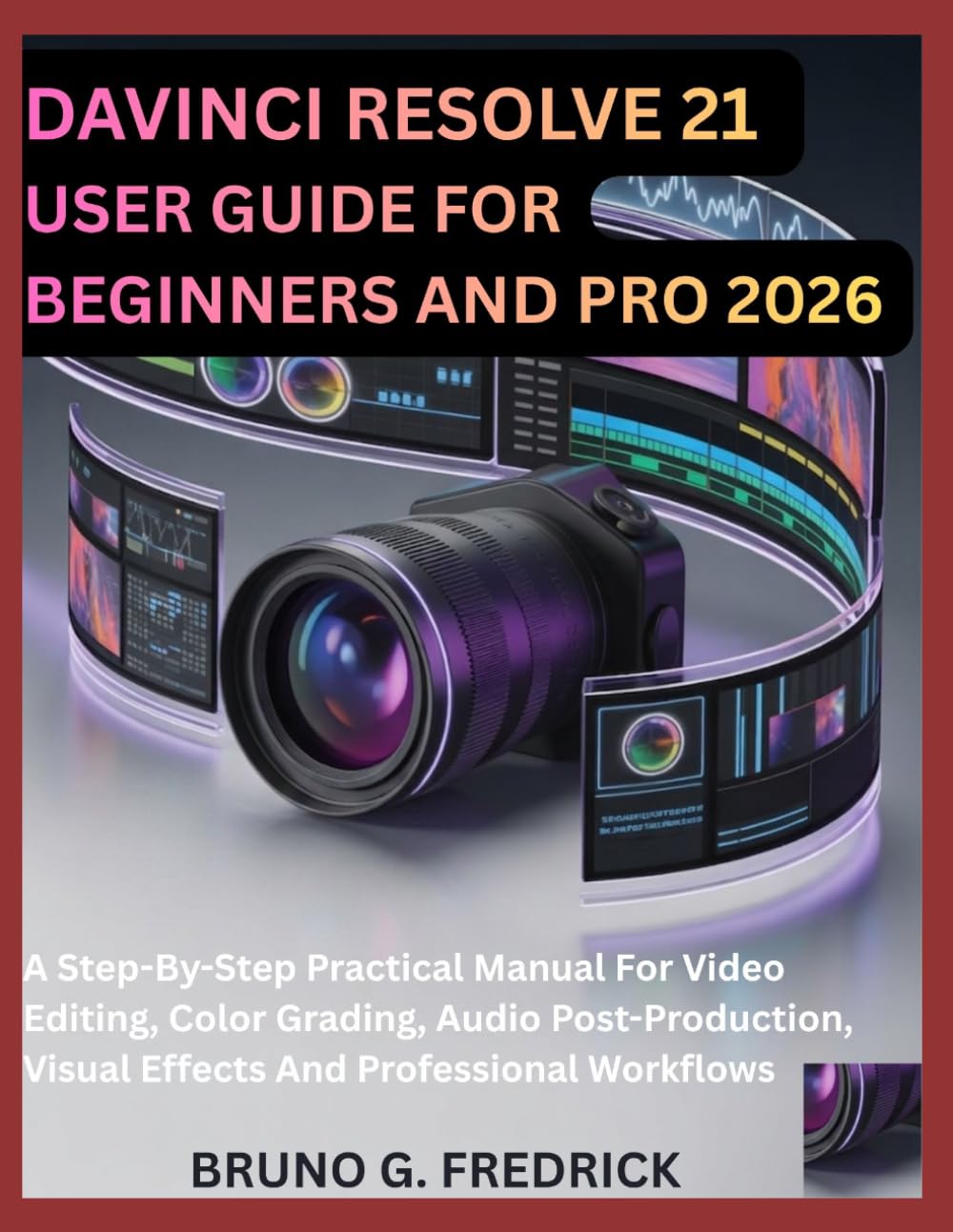 DAVINCI RESOLVE 21 USER GUIDE FOR BEGINNERS AND PRO 2026: A Step-By-Step Practical Manual For Video Editing, Color Grading, Audio Post-Production, Visual Effects And Professional Workflows