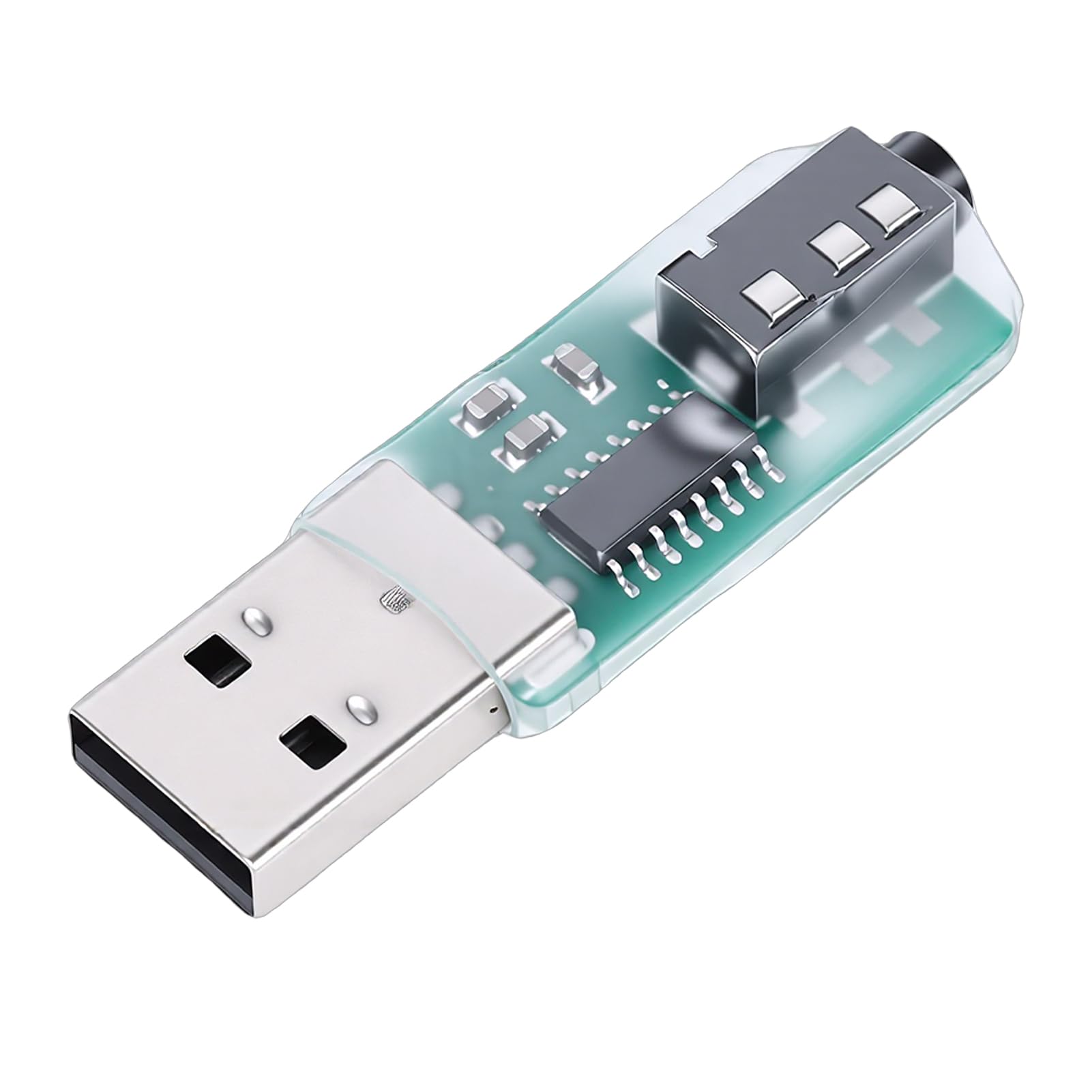 Generic USB Morse Code Practice Adapter Portable Key Trainer for Computer with 3.5mm Plug, Stable and Practical for CW Keying Support, Suitable for Home, Classroom Learning