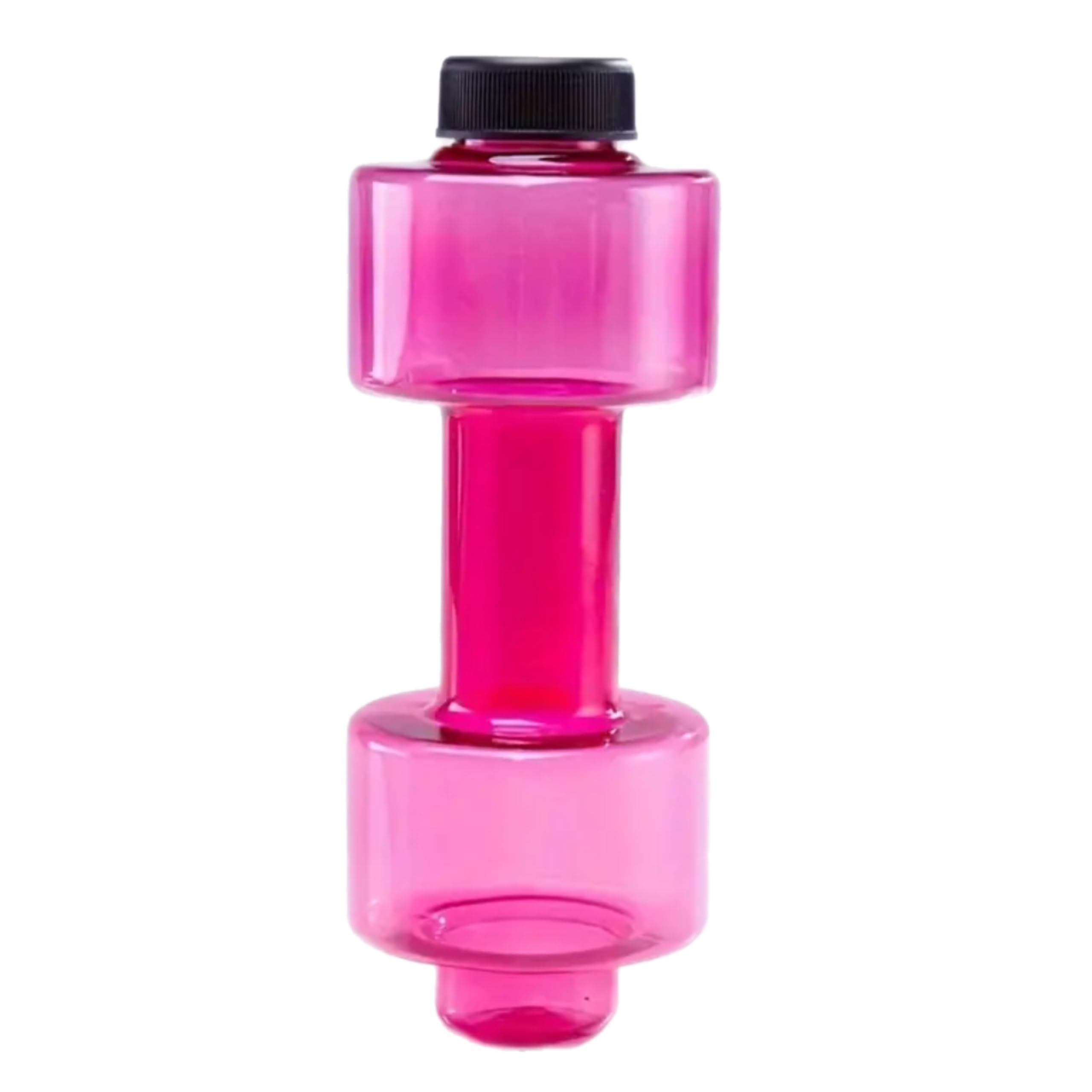 Eboutik Pink - Dumbbell Drink Water Exercise Bottle With Weight Training Feature, Portable Fitness For Gym Or Home Workout For Summer (Pink)