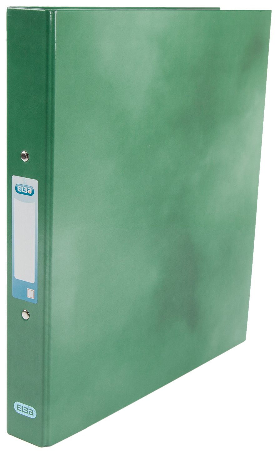 Elba - Raccoglitore ad anelli, formato A4, confezione da 10, colore: Verde