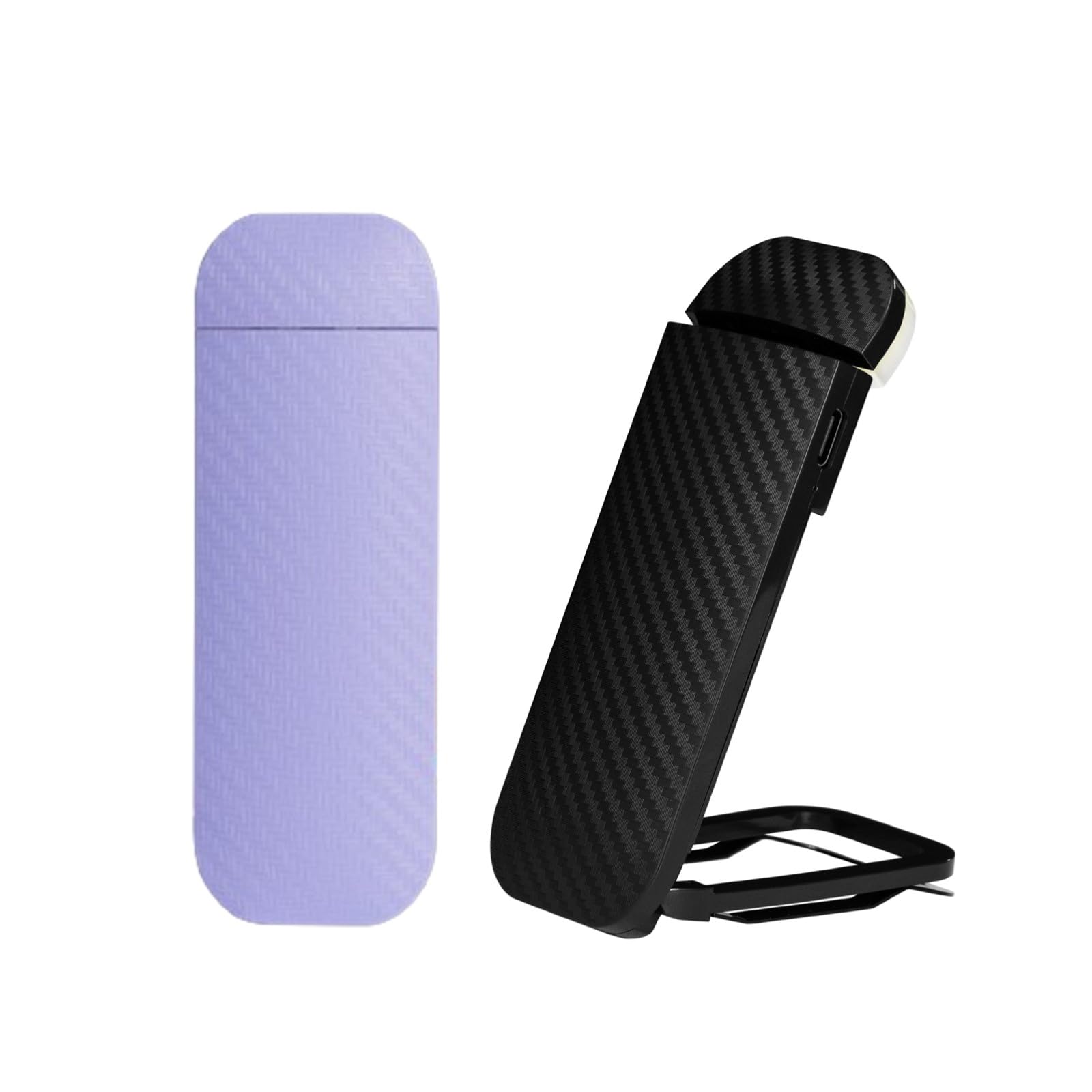 HEMONNKAM Reading Book Light, 2 Pack Rechargeable Reading Light, Book Lights for Reading at Night in Bed, Reading Lights for Books in Bed, Book Reading Light Clip, Purple+Black