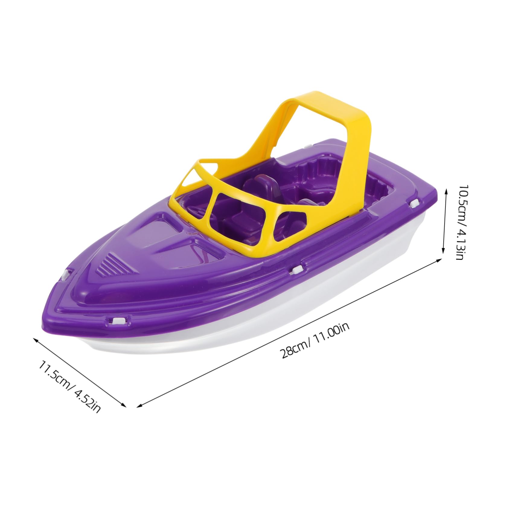iplusmile 3 Piezas Juguete Bañera Infantil Barco Plástico Seguro para Niñas de Acuático para Playa y Piscina