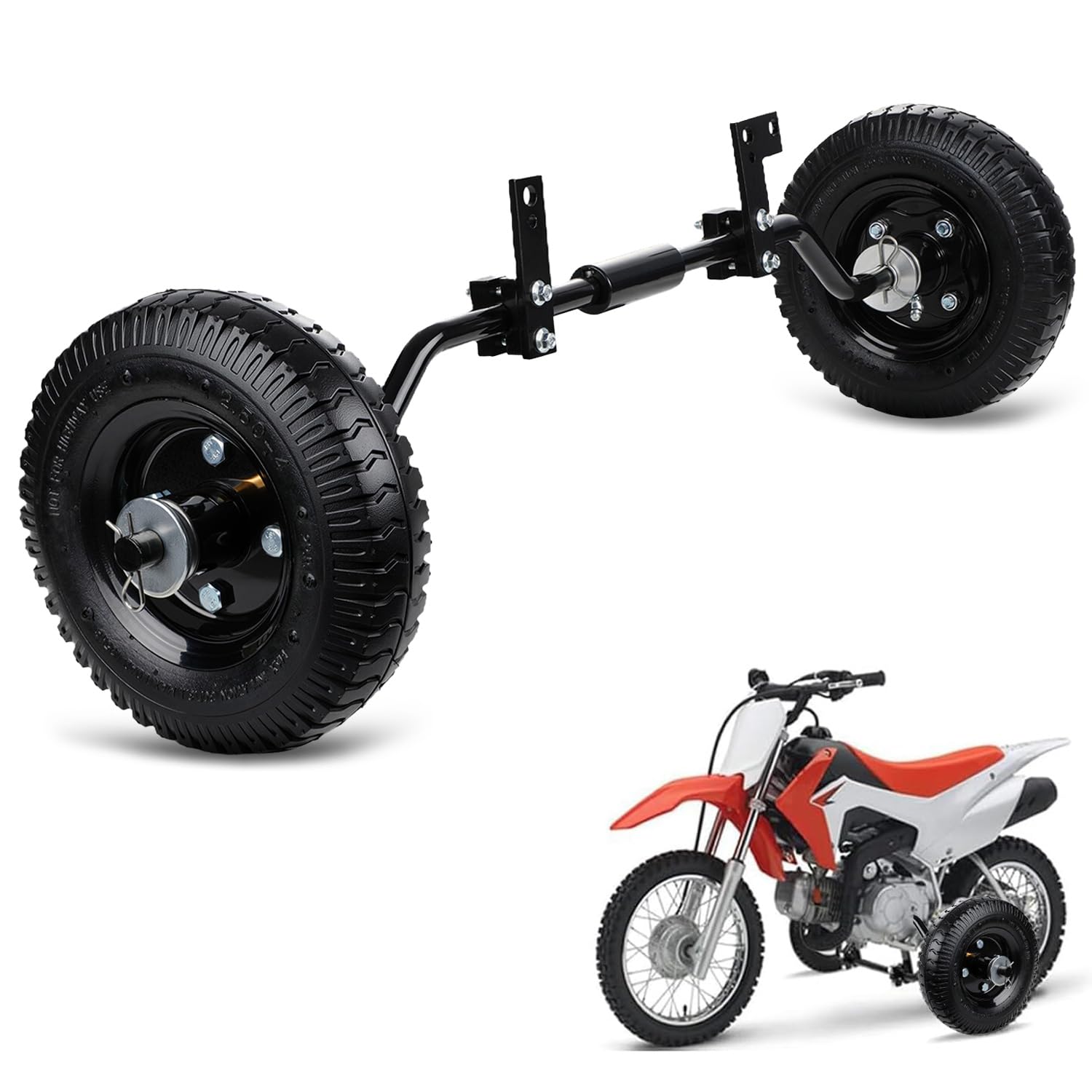Ruedas de entrenamiento para motocross, universales para CRF50 PW50 TTR 50 MX125 MX350 MX500 MX400 MX250 MX650 50CC la mayoría de Dirt Pit Bike