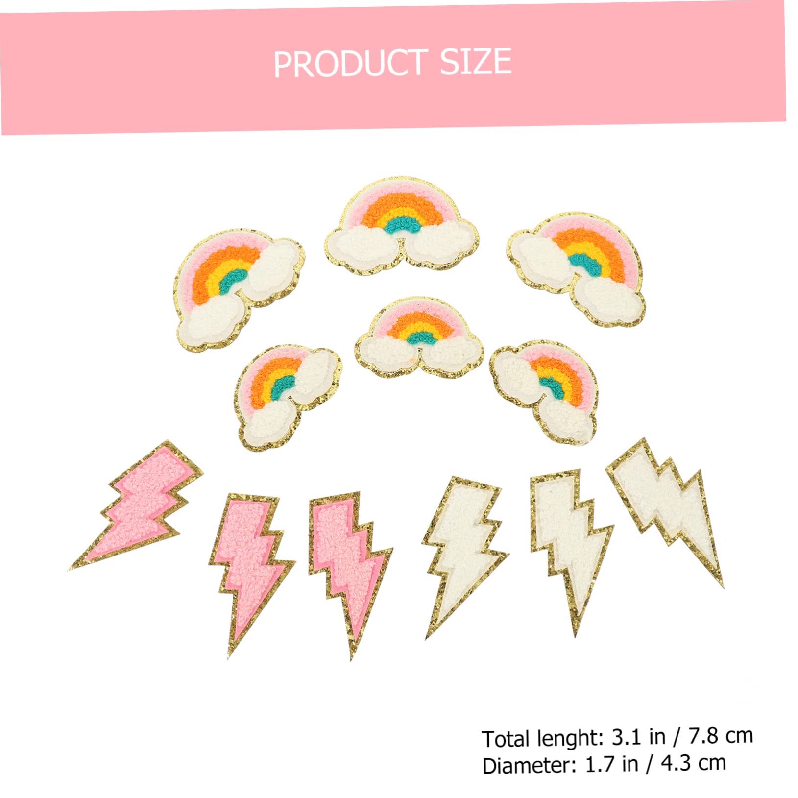 Angoily 4 Set Toppe Decorative Per Abbigliamento Disegni E Per Riparazioni E Decorazioni Shirt Cappotti E Accessori Materiale Sicuro E Facili Da Applicare Cucitura 12 Pezzi*4