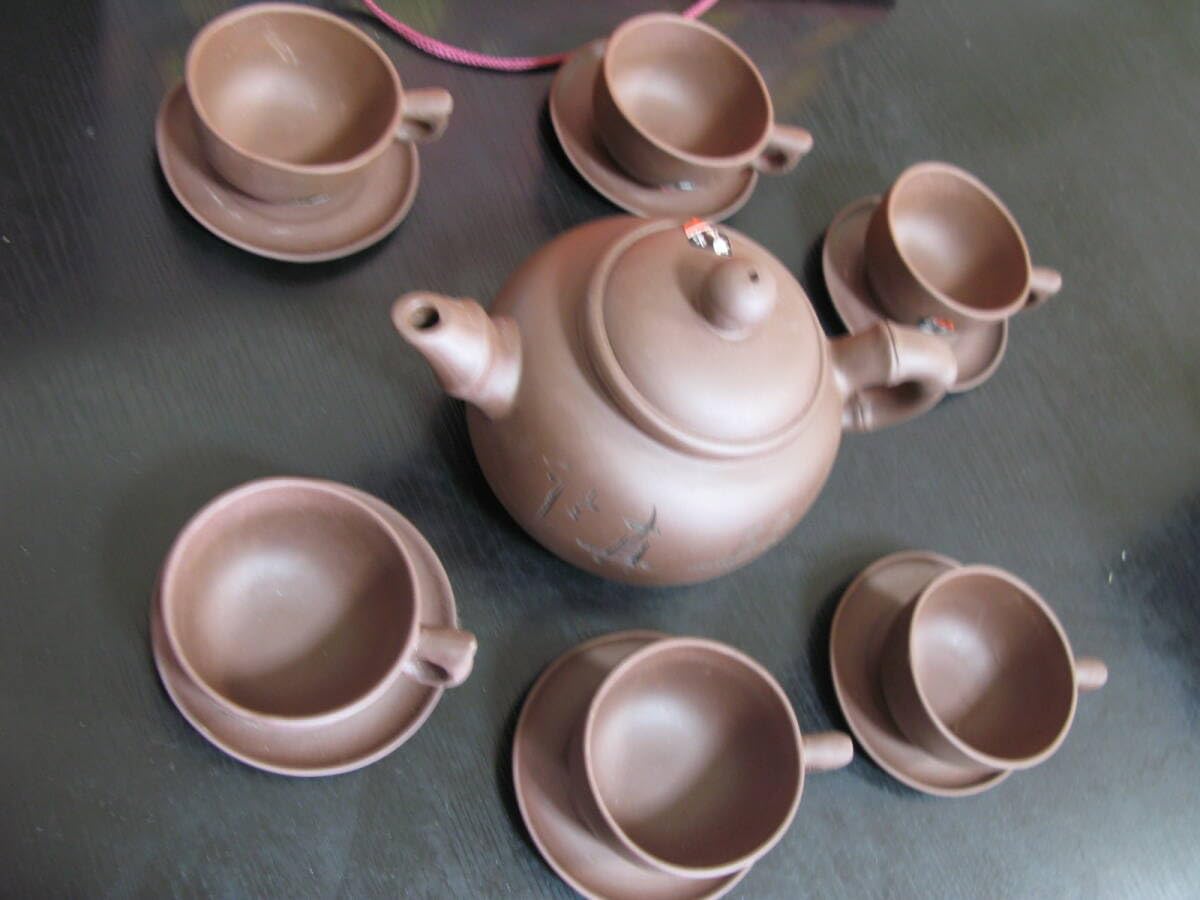 Amazon.co.jp: 中国茶器 宣興紫砂茶具 セット 中國宣興 箱付 : ホーム