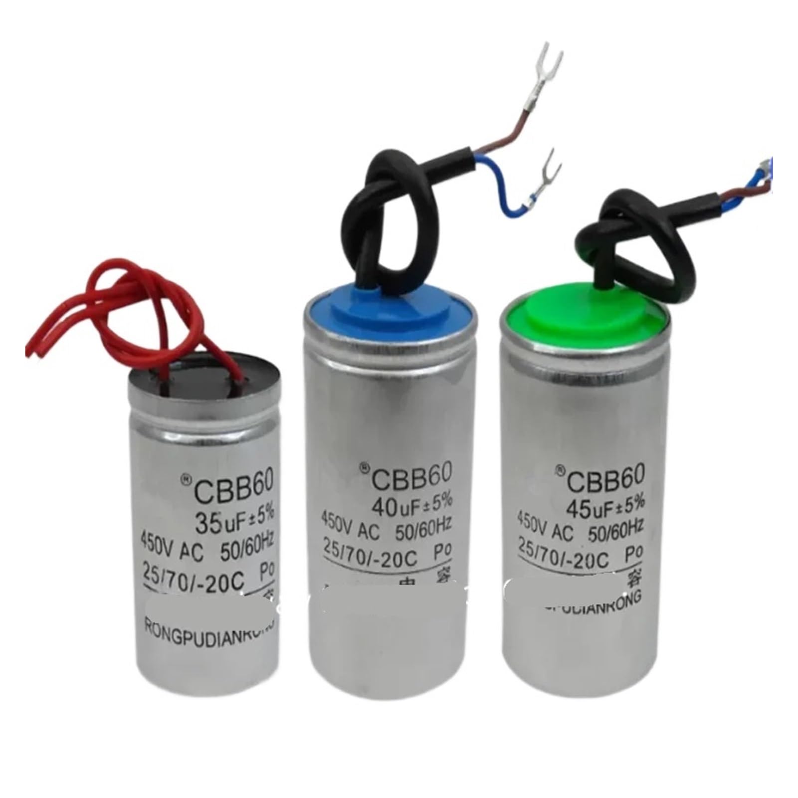 Condensateur CBB60 machine à laver 12uF pour réparer un moteur qui ne tourne plus
