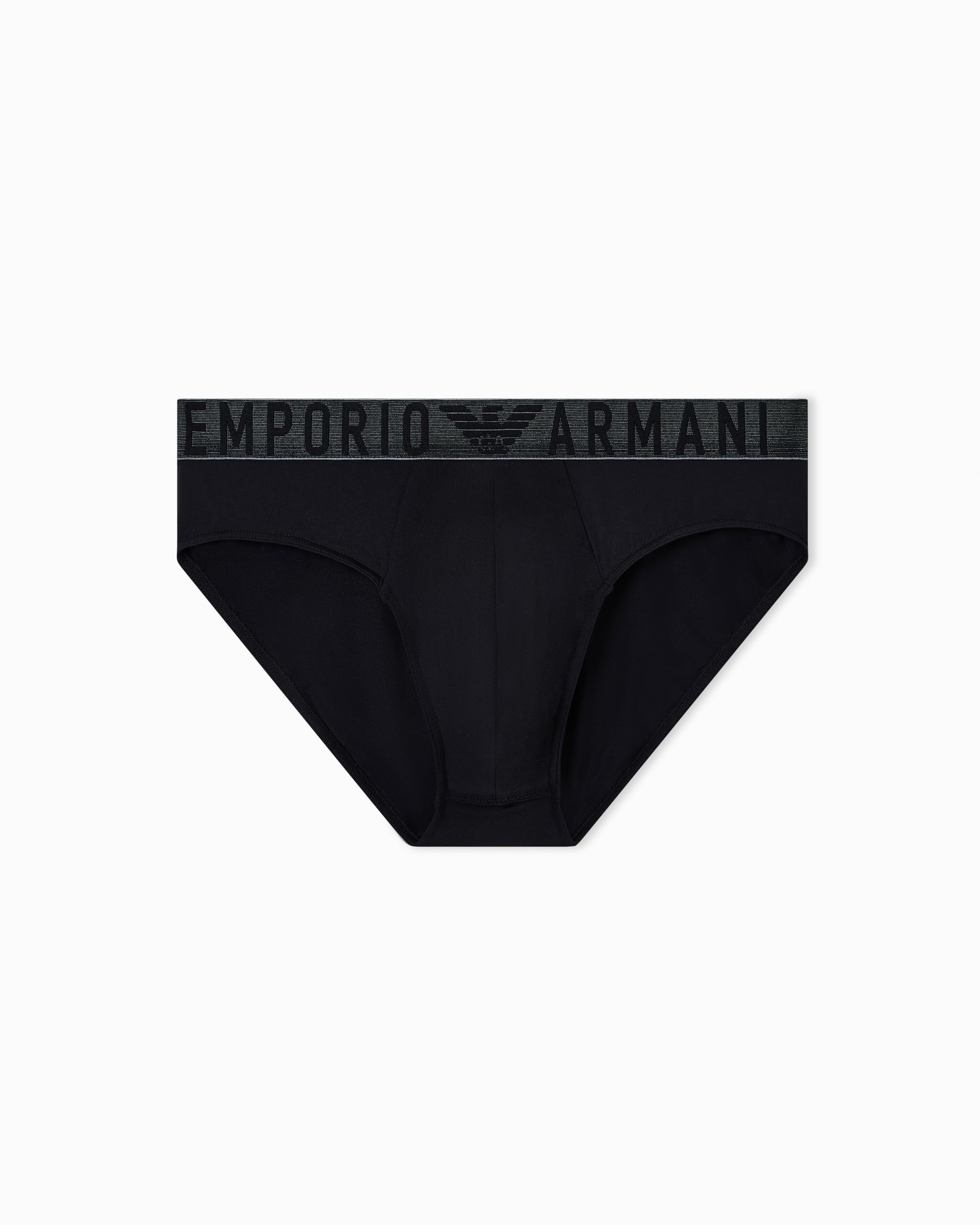Emporio Armani Man's Essential Microfiber Brief Black S