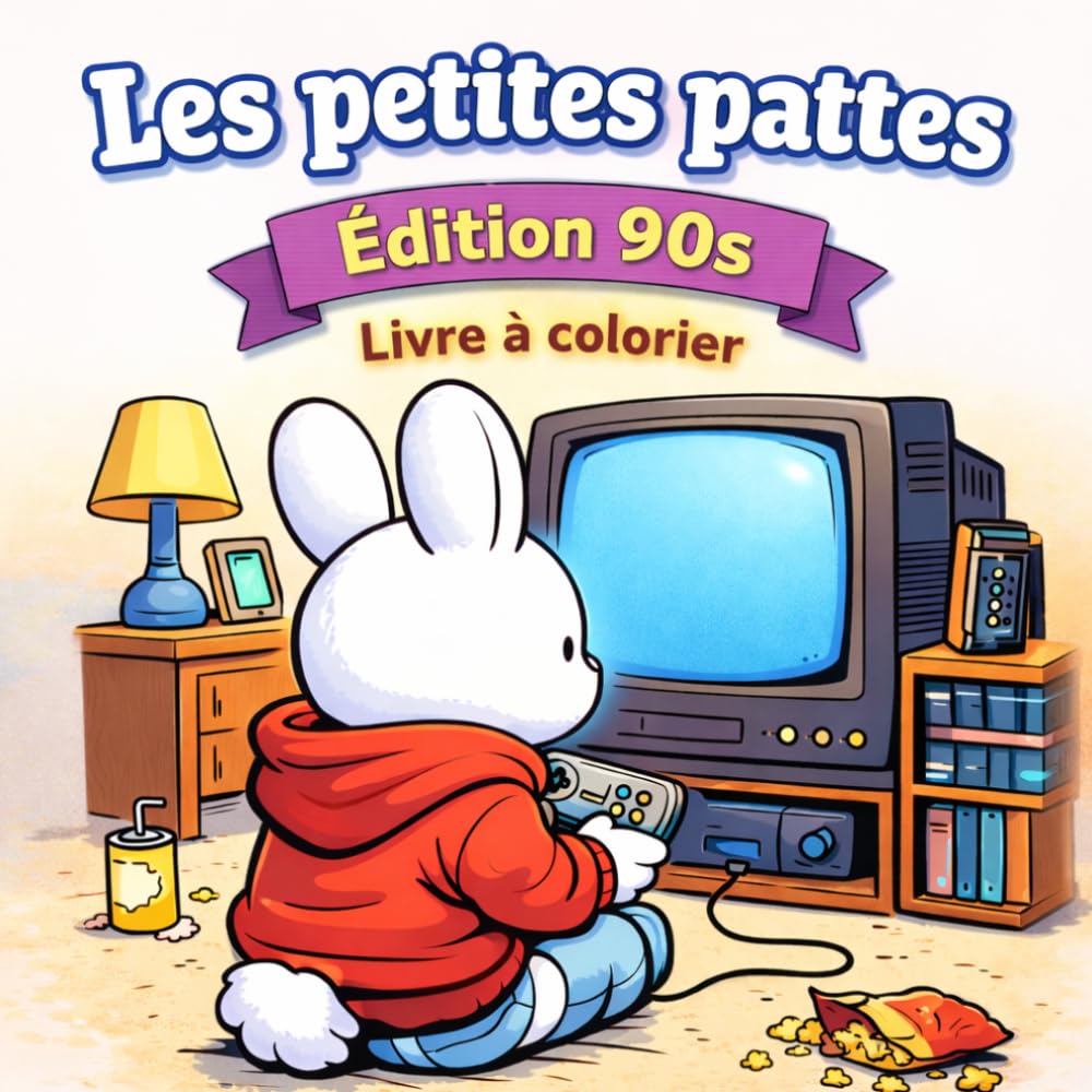 Les Petites Pattes: Édition 90s Livre à colorier