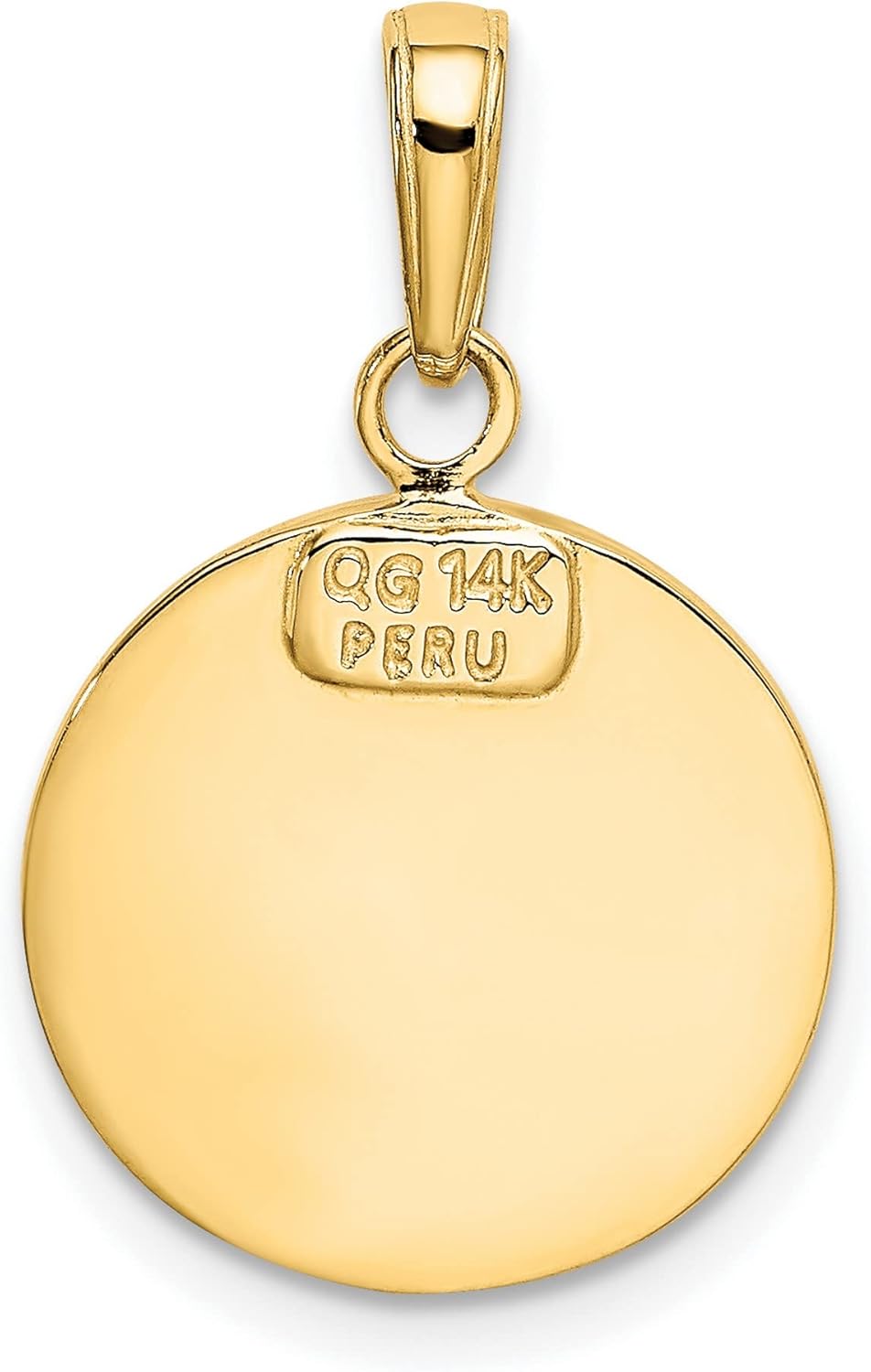 10k Yellow Gold Saint Michael Pendant Necklace with Archangel Engraving, Catholic Saint Medal for Men or Women, Christian Religious Jewelry Symbolizing Protection, Courage, and Spiritual Strength - Image 4