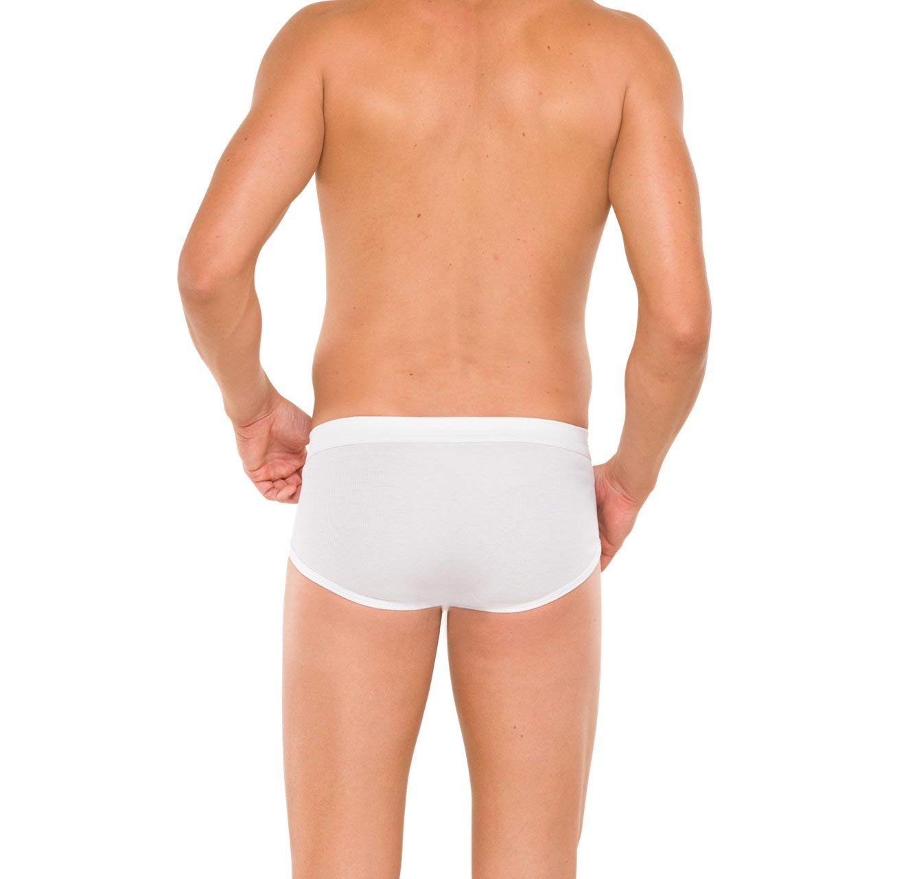 Schiesser Essentials Doppelripp sportowe slipy, 4 sztuki w opakowaniu