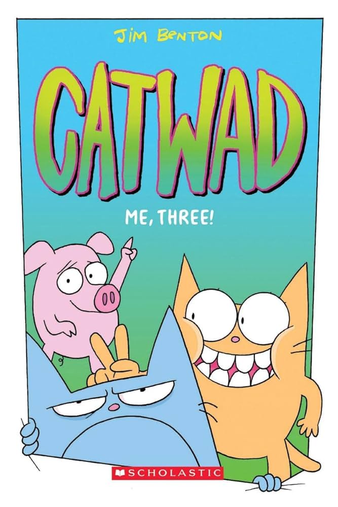 Catwad 6冊　英語音声絵本　漫画 Amazon.com: You're Making Me Six: A Graphic Novel (Catwad #6