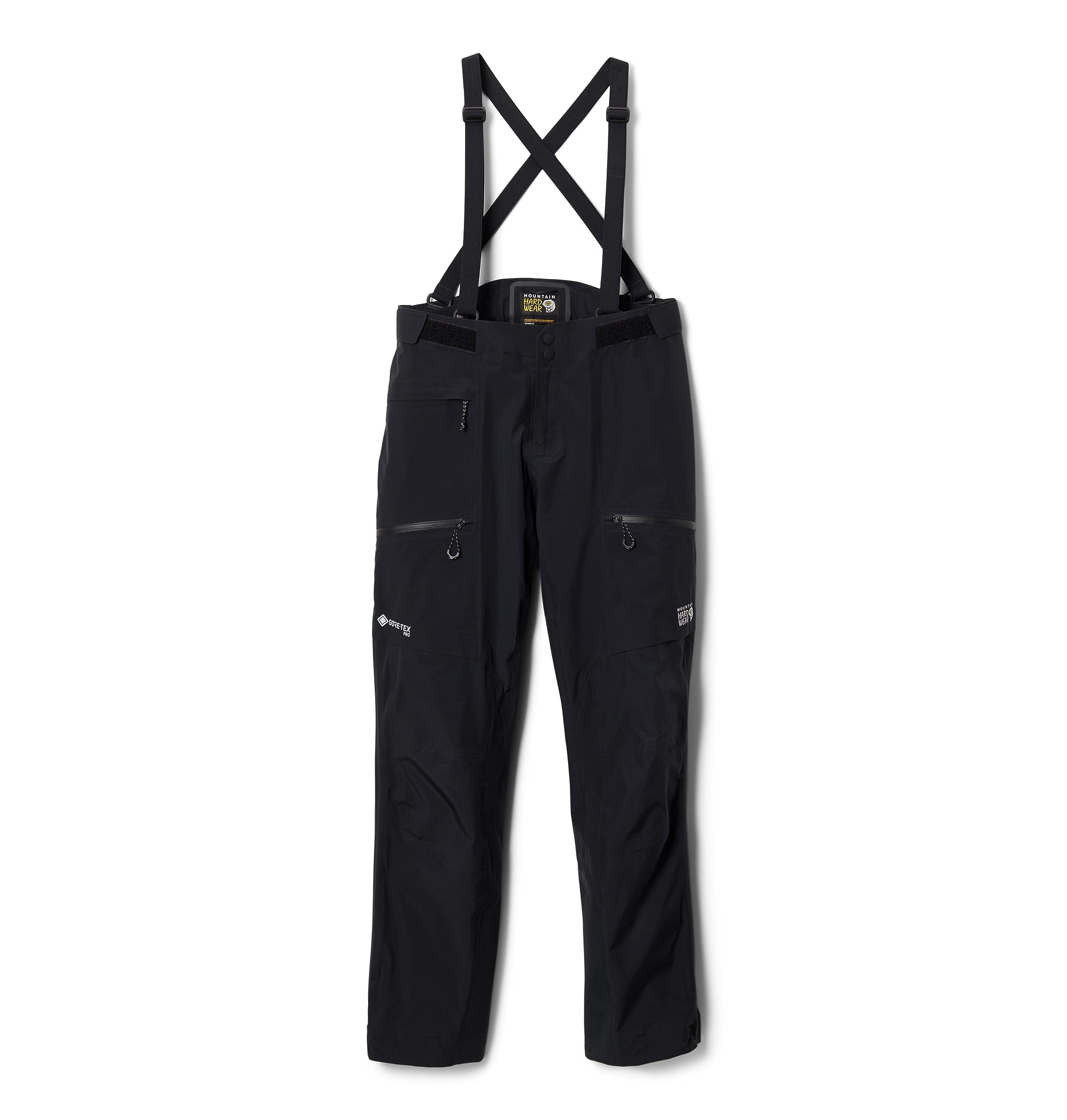 Mountain Hardwear Women's Routefinder Gore-tex Pro Bib, Black, X-Large