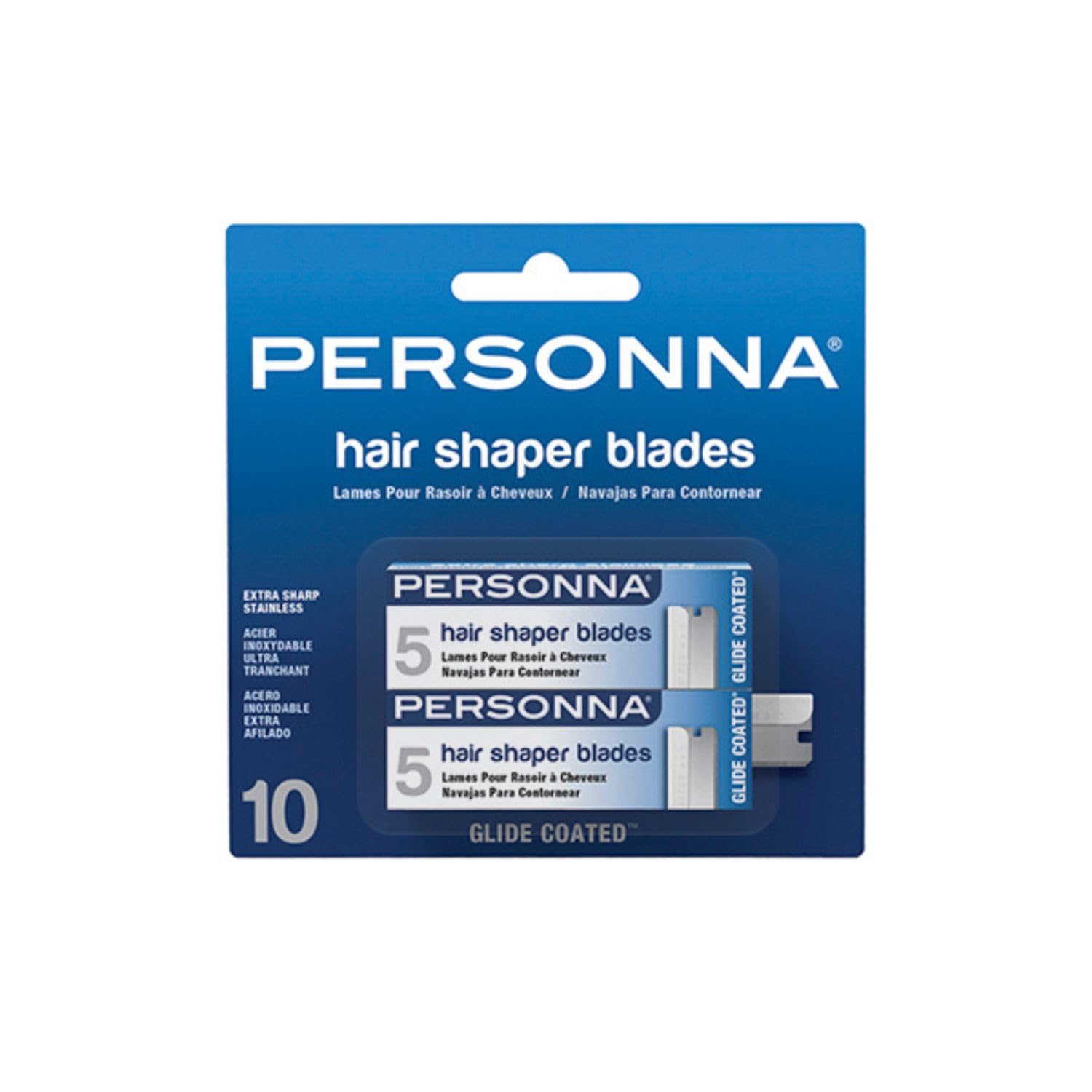 Personna Hair Shaper Blades Stainless Steel 5-Pack 60-0226-NUPC