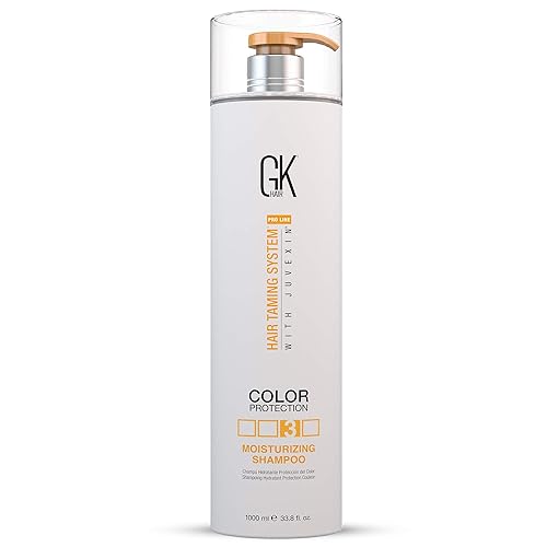 GK HAIR Global - Champú hidratante de queratina 338 onzas líquidas 338fl oz para protección hidratante del color daños en seco rizado encrespamiento