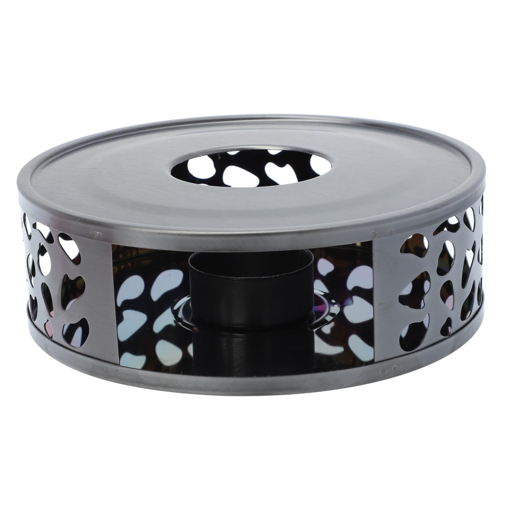 ULTECHNOVO Stainless Steel Teapot Warmer Coffee Warmer Heater for Home Office Heat Preserving Base for Tea Lovers Accessory for Tea Dessert Shops