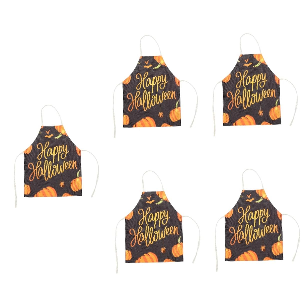 TOPBATHY 5 Piezas delantal de halloween delantales para servir es de barbacoa halloween barbacoa doméstico impermeable reutilizable poliéster
