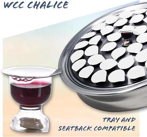 Miniatura 3 de World Communion Cups Vasos de Comunión desechables precargados Jugo de uva Concord con pan - Juego de tazas de comunión y obleas precargadas -