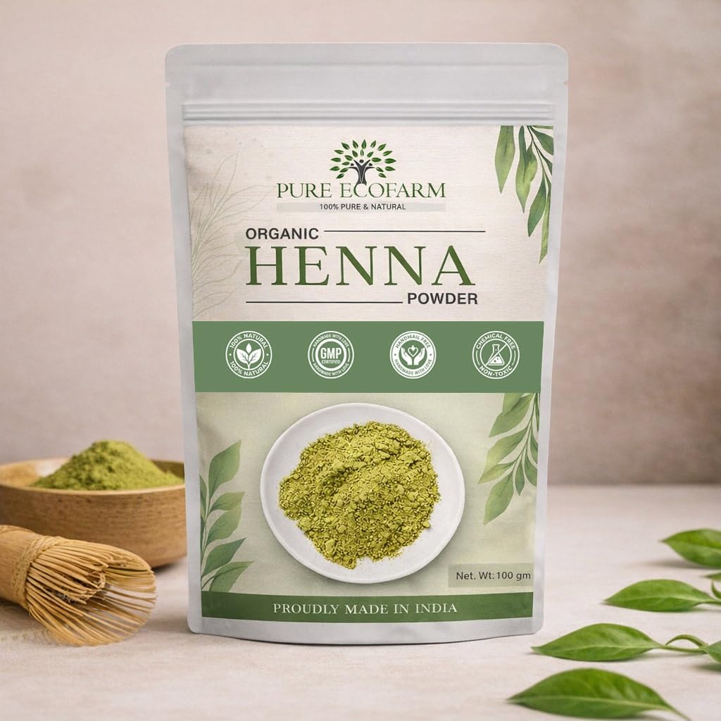 Organic Henna Powder for Hair – 100% Natural & Chemical-Free Herbal Hair Color-picture-22