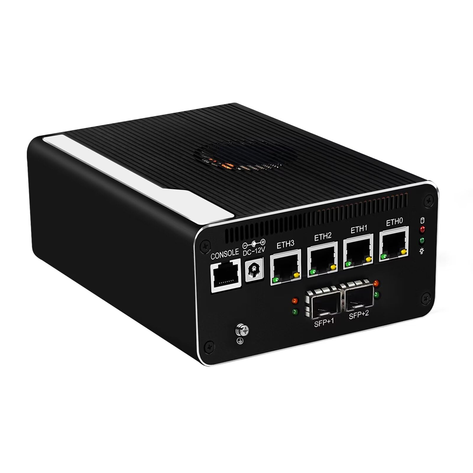 Mini PC Router Micro Firewall Appliance, 10GbE SFP+, Core i5 1240P, OPNsense Hardware, 4 x i226 V 2.5 GbE LAN Porty, Console COM, Router OS DDR5 32 GB RAM 512 GB NVMe SSD