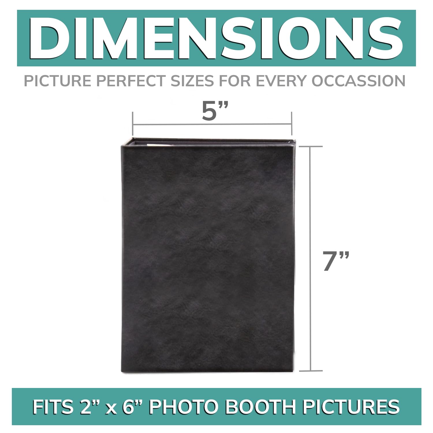 Marcos de fotomatón – Álbum de fotos para tiras de fotos de 2 x 6 pulgadas, álbum de boda de 2 x 6 pulgadas, soporte para marcapáginas, 100 páginas, 200 fotos