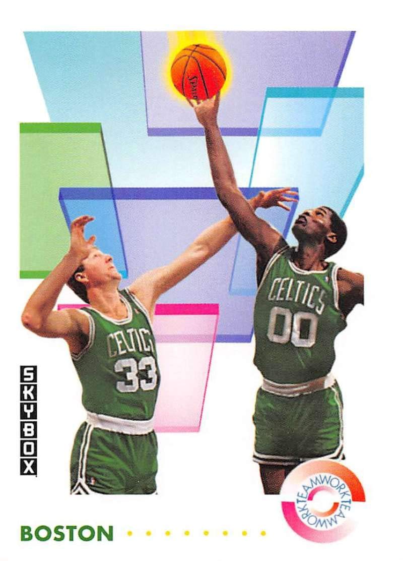 Amazon.com: 1991-92 SkyBox Basketball #460 Larry Bird/Robert Parish Boston  Celtics TW Official NBA Trading Card : Collectibles & Fine Art