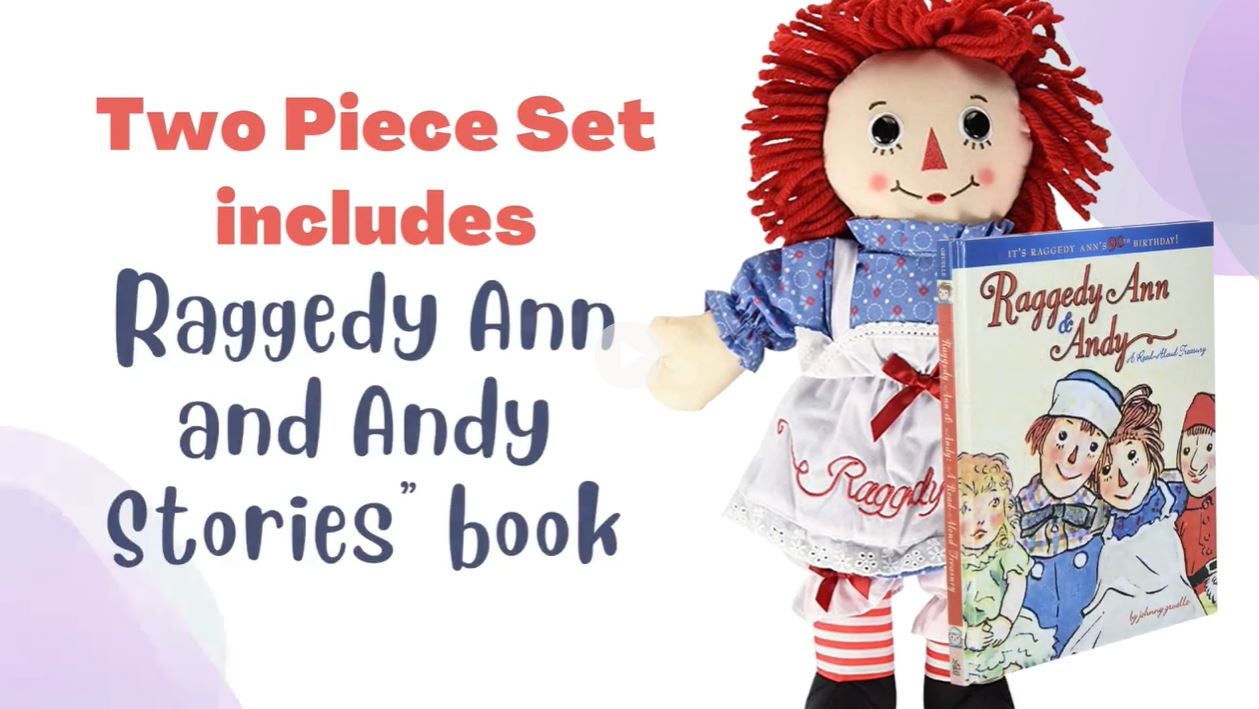 RAGGEDY ANN＆ANDY★ドール★まとめ売り★別売り可 Aurora's Soft Bundle of 2 Dolls - 12'' Raggedy Ann & Raggedy