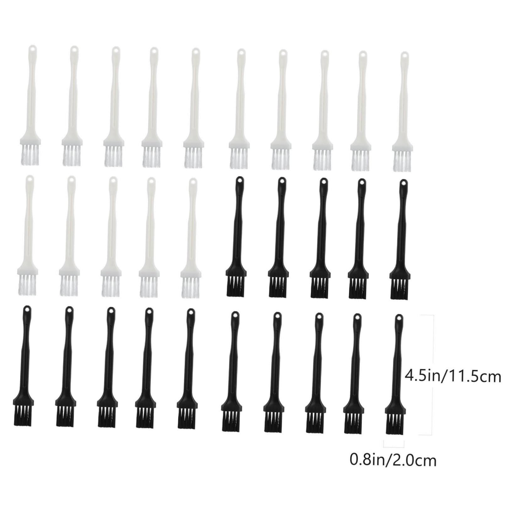 OHPHCALL Shave Brushes for Men 30pcs Beard Cleaning Brush Set Breakage Nylon Bristles Easy to Clean