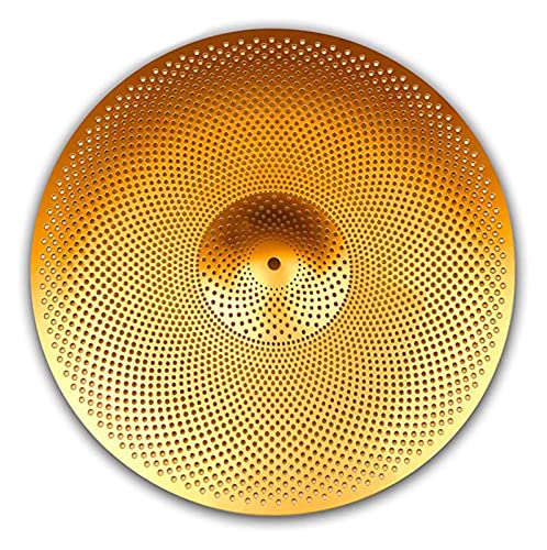Low Volume Crash Cymbal 16 Inches Practice Crash Cymbal Quiet Crash Cymbal Gold Cymbal Set