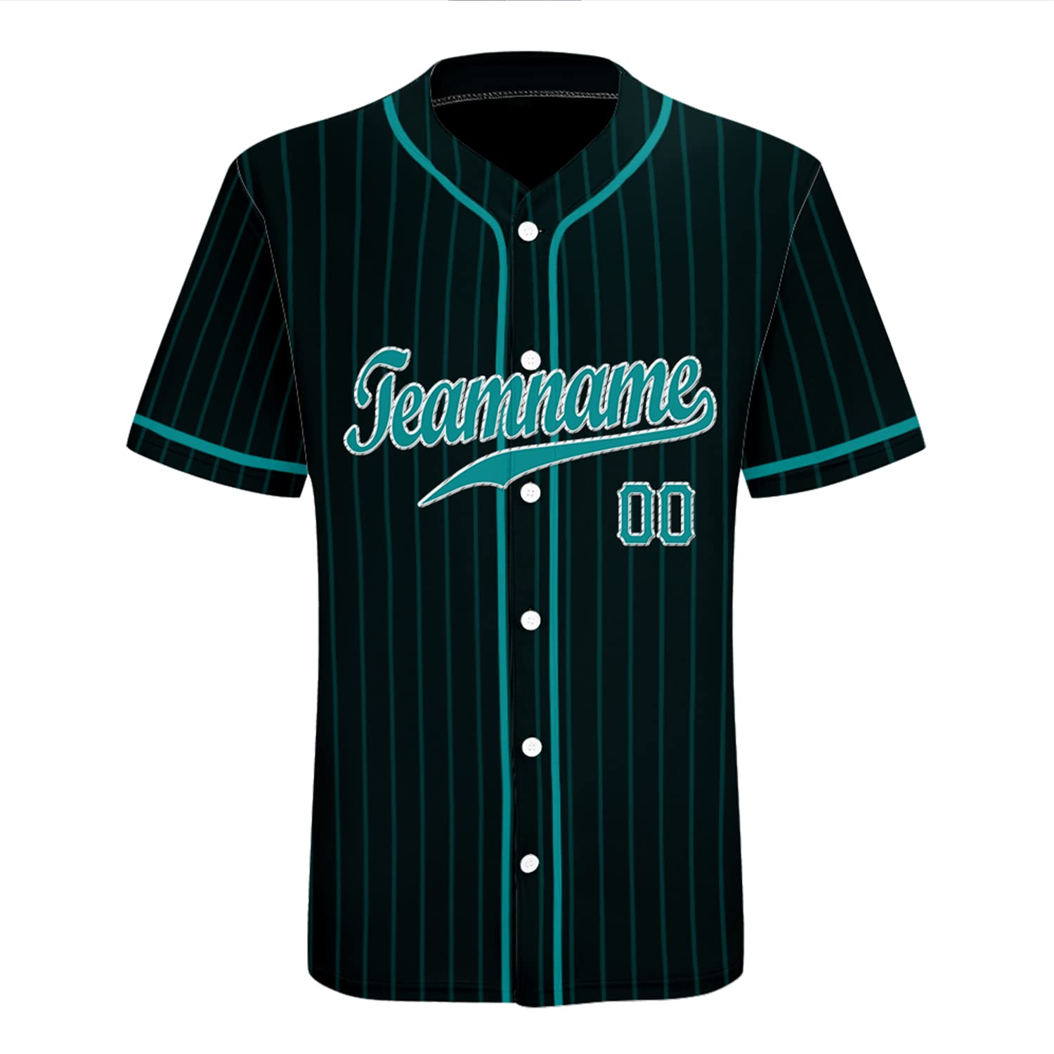 Custom Button-Down Baseball Jersey for Men Women, Soft Polyester Personalize Name Number Logo Baseball Uniform Shirts