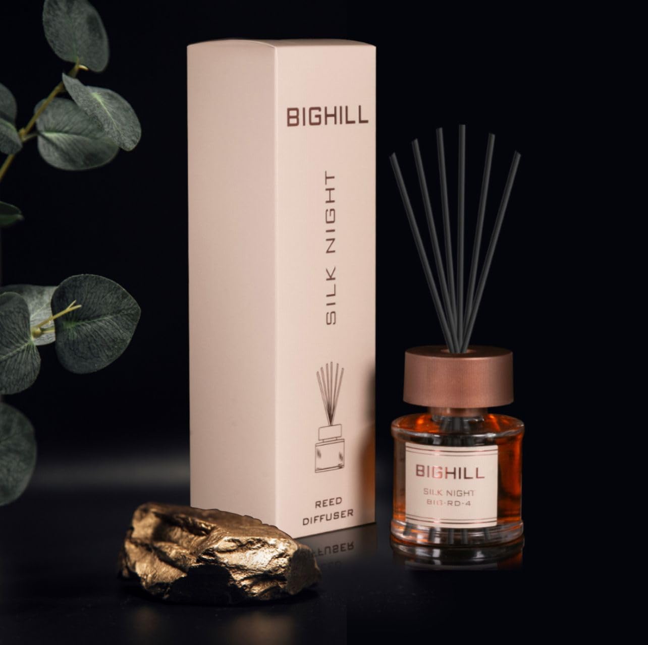 BIGHILL EXCLUSIVE AROMA DIFUSER WITH STICKS – SILK NIGHT 120ML