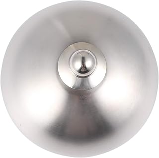 DOITOOL Cupola di fusione del formaggio 20 cm in acciaio inox Basting coperchio in metallo rotondo Burger copertura di protezione alimentare piastra Grill accessori