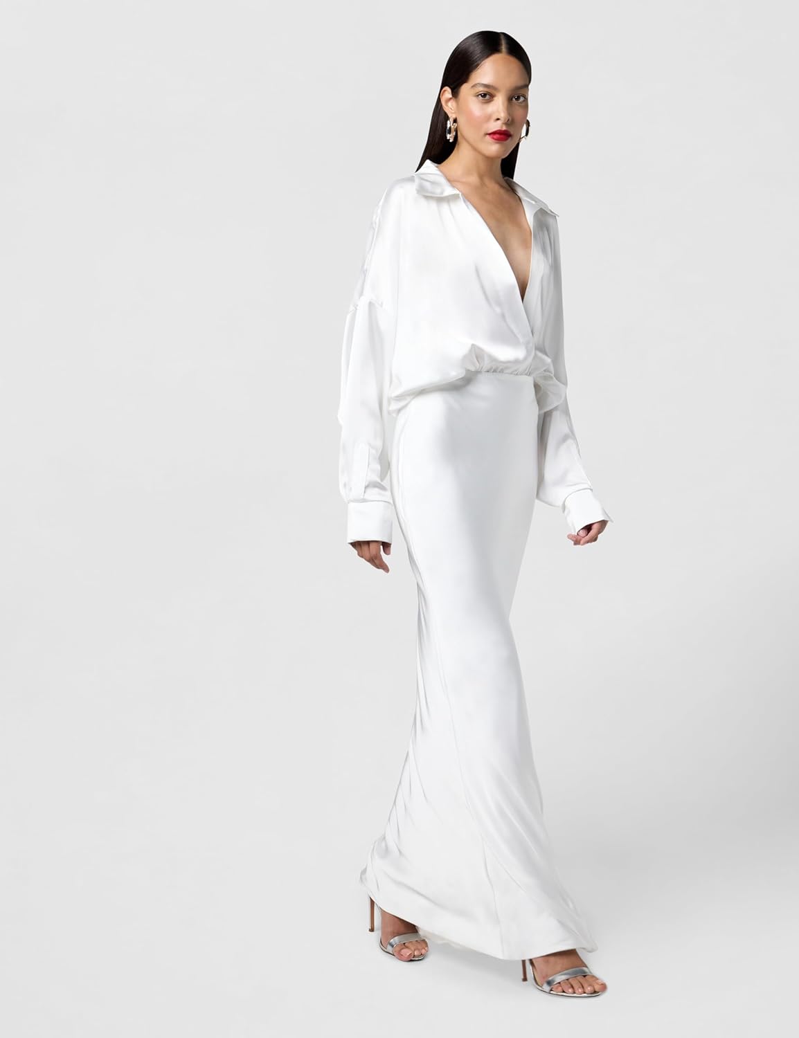 Norma Kamali Women's Super Oversized Boyfriend Nk Shirt Gown - Image 2