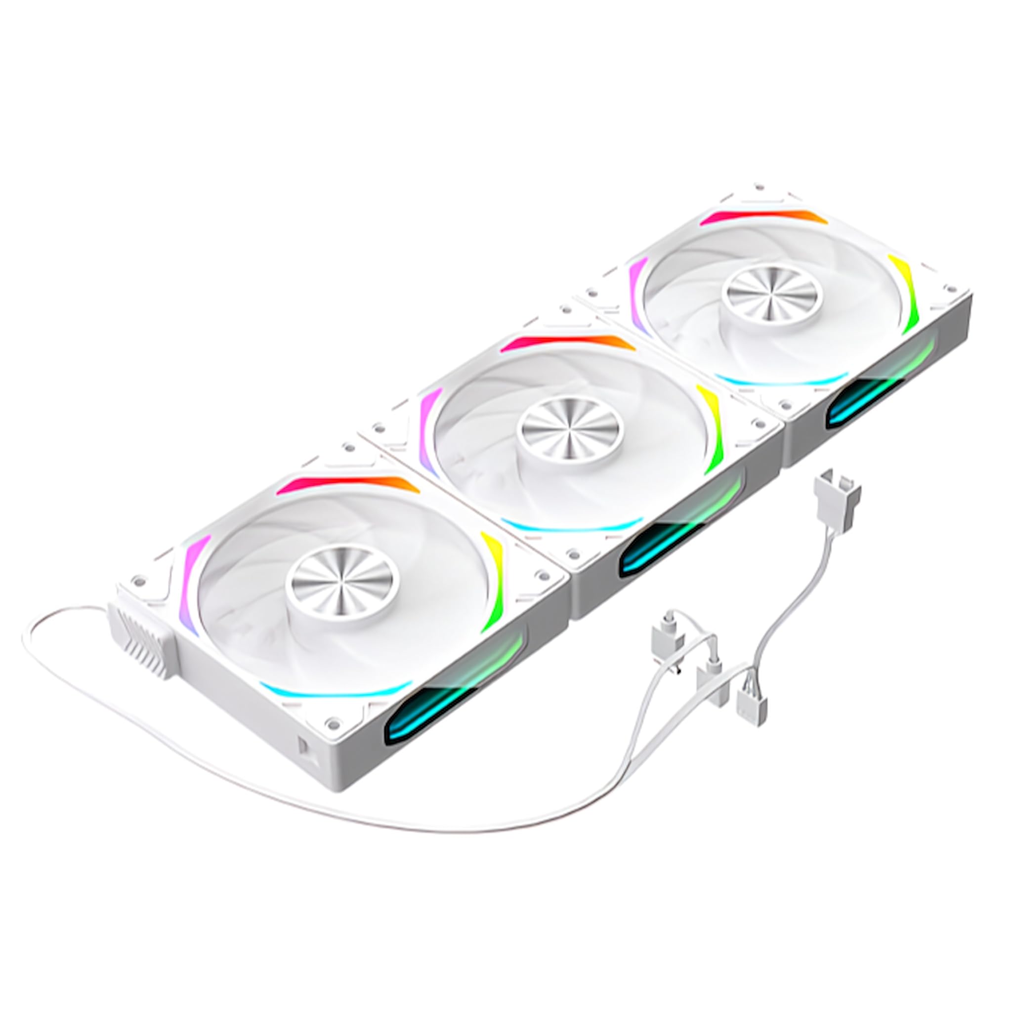 Amazon.co.jp: 【スモールラボ】COOLMOON PCケースファン3枚セット