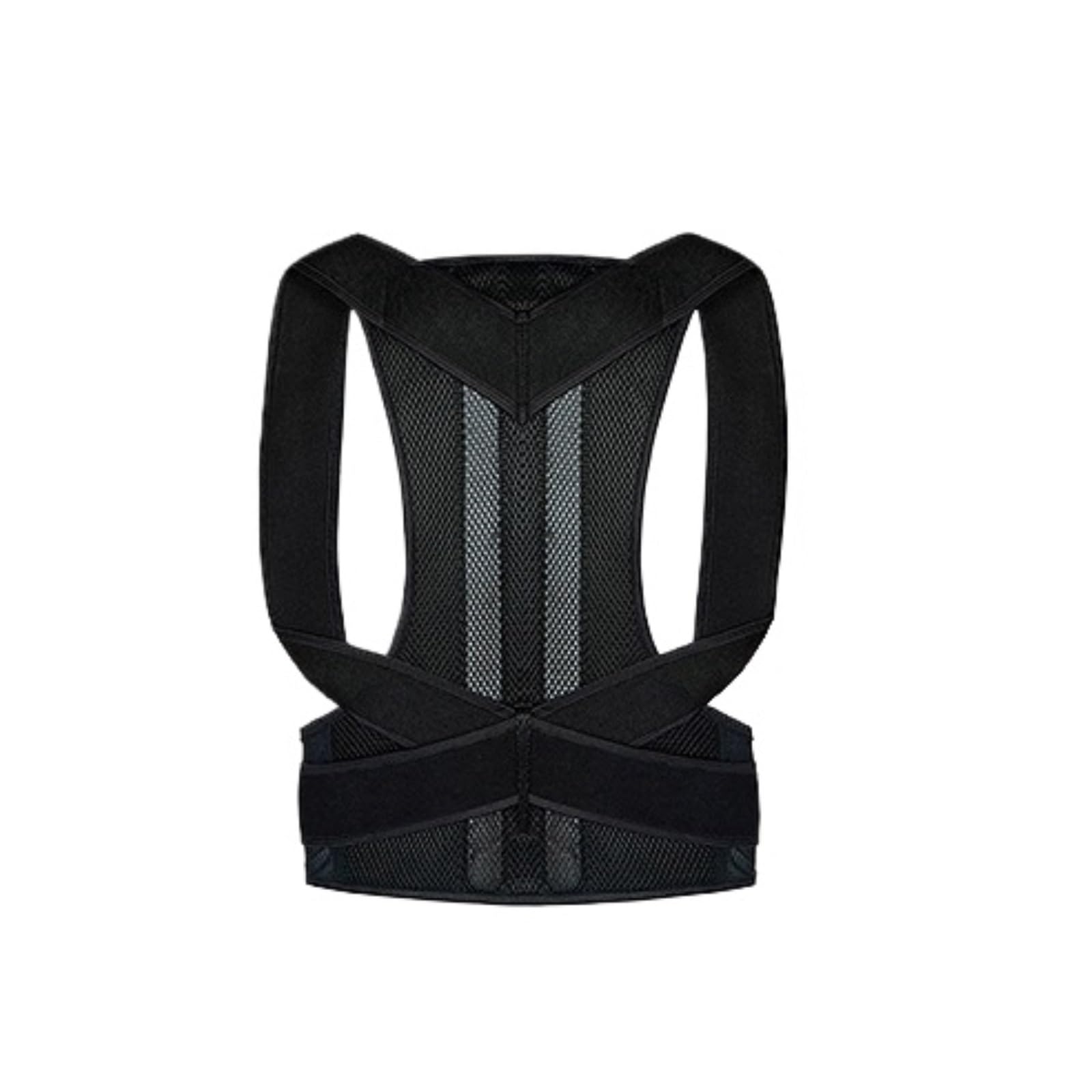 Faja Lumbar Corrector De Postura Unisex, Soporte For Espalda Completa, Cinturón Deportivo Cinturón Apoyo Lumbar(Black,3XL)