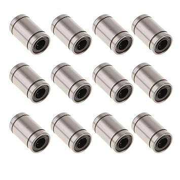 XSENTUALS Generic Linear Ball Bearing for 3D Printer RepRap Prusa CNC Parts (8 mm) -12 Pieces