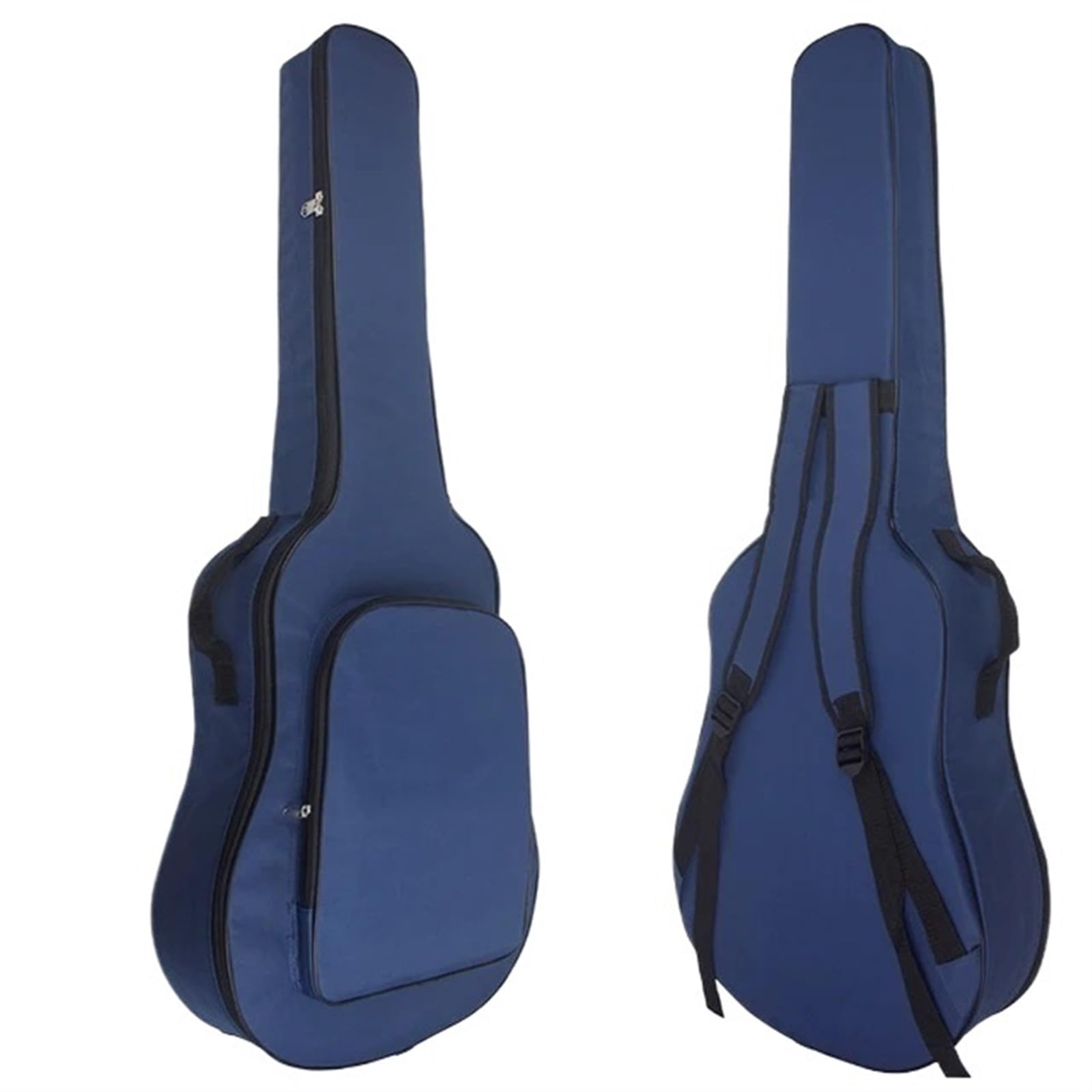 Funda para Guitarra Estuche for Guitarra clásica, Doble Correa for el Hombro, Mochila for acústica, Funda Suave de algodón Grueso(40-41Inch Blue)