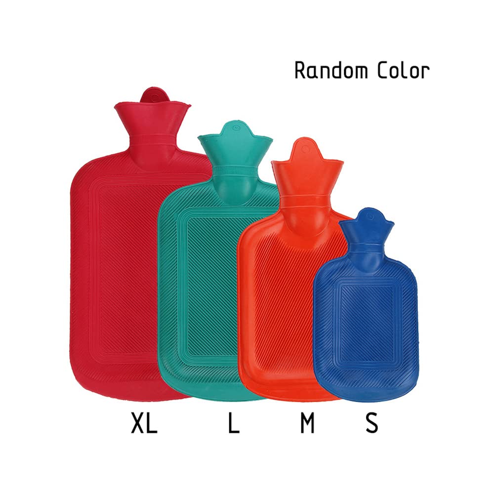 1PCS Rubber Hot Water Bag,L 1600-1750ml