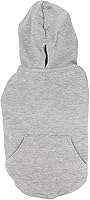 Vista 3 de LOPHIPETS Sudadera ligera de algodón para perros pequeños – Sudadera con capucha para chihuahuas, cachorros y razas juguetes - Gris/XS