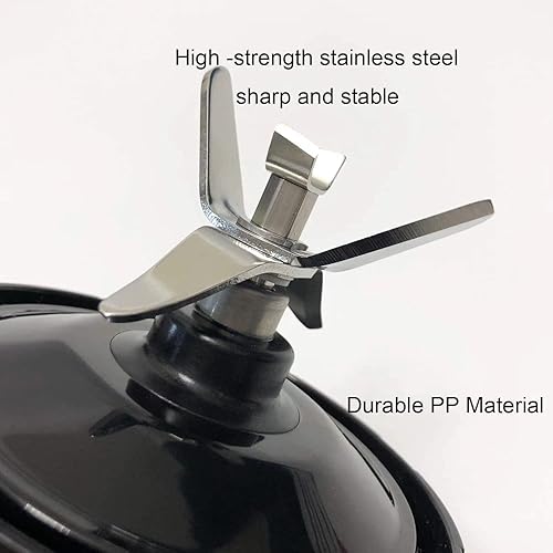 Miniatura 7 de 6 aletas Ninja Blender cuchillas piezas de repuesto 4 pulgadas de diámetro compatibles con Nutri Ninja Auto iQ BL451-70 BL454-70 BL455-70 BL480