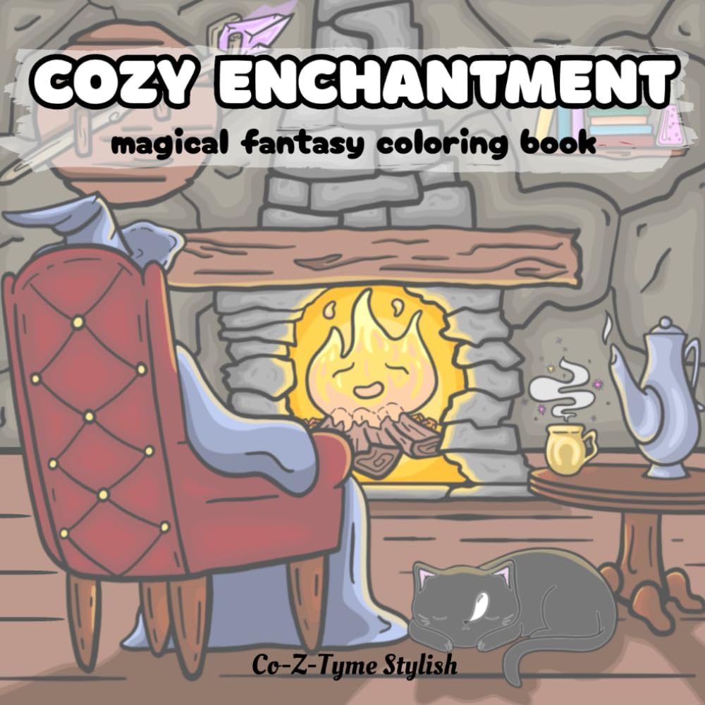 Cozy Enchantment: Coloring Book