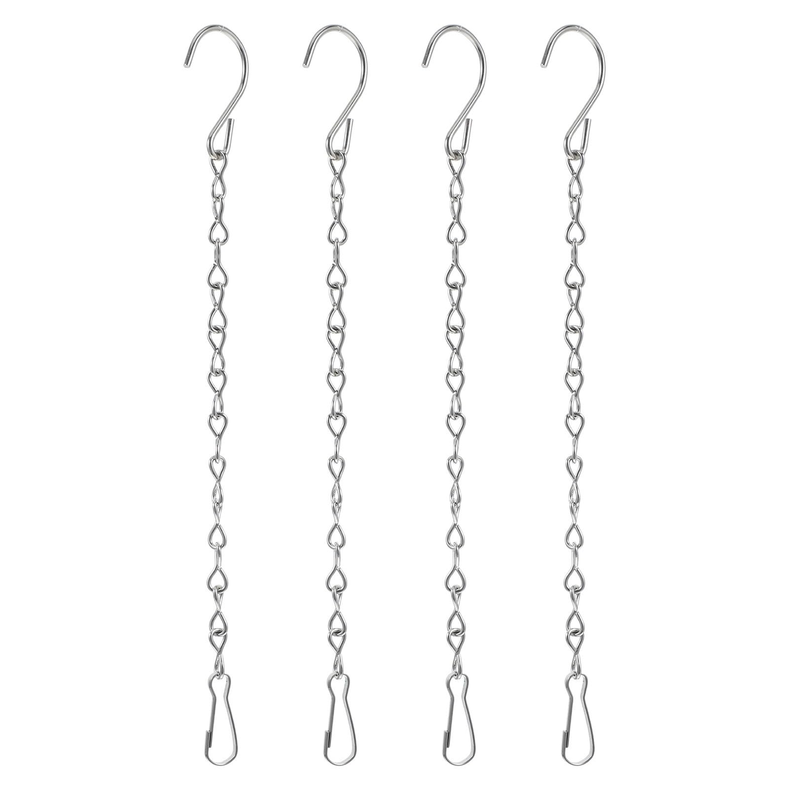WUYXTO 4pcs Hanging Baskets Chains Flower Pot Hanger Replacement Plant Hangers For Planters And Lanterns For plant