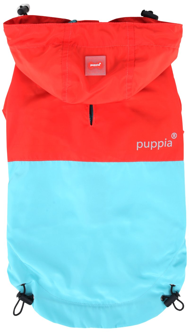 PuppiaPaz Raincoat, Medium, Red